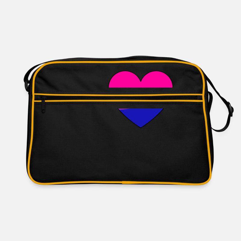 Fierté bisexuelle Sac Retro