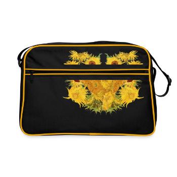 Vincent van Gogh Tournesols Tournesols Art Art - Sac Retro - noir/or - Devant