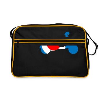 Scooter Roundel Target Années 60 - Sac Retro - noir/or - Devant