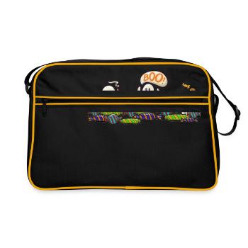 Happy Helloween - Retro Bag - black/gold - Front