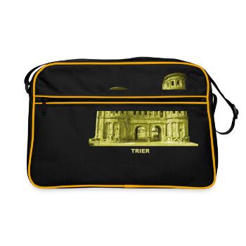 Trèves Porta Nigra Moselle Rhénanie Palatinat - Sac Retro - noir/or - Devant