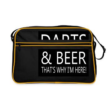Darts Dart - Retro Bag - black/gold - Front