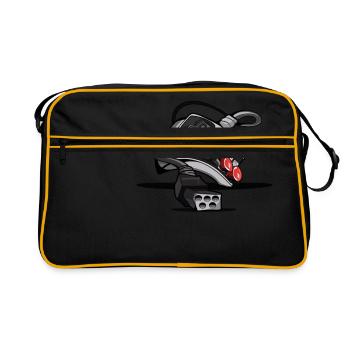 gaming - Sac Retro - noir/or - Devant