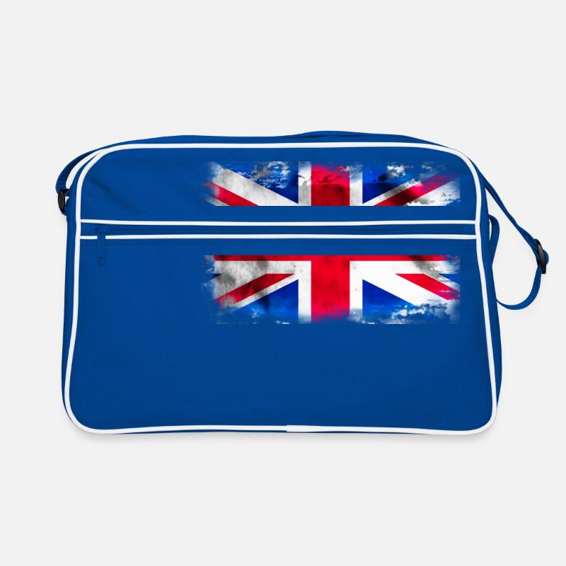 Contexte avec le drapeau du Royaume-Uni Sac Retro