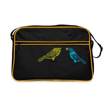 Budgie Wellens perrtich - Sac Retro - noir/or - Devant
