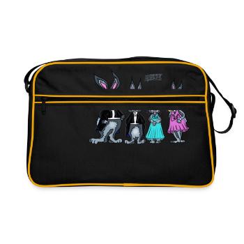 Rabbit vocal ensemble - Retro Bag - black/gold - Front