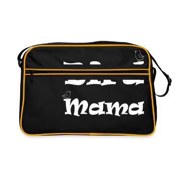Per perruche Budgie Vogel - Sac Retro - noir/or - Devant