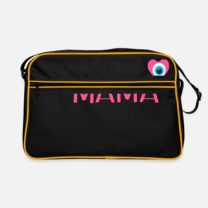Mama mit Nazar Luftballon Retro Tasche