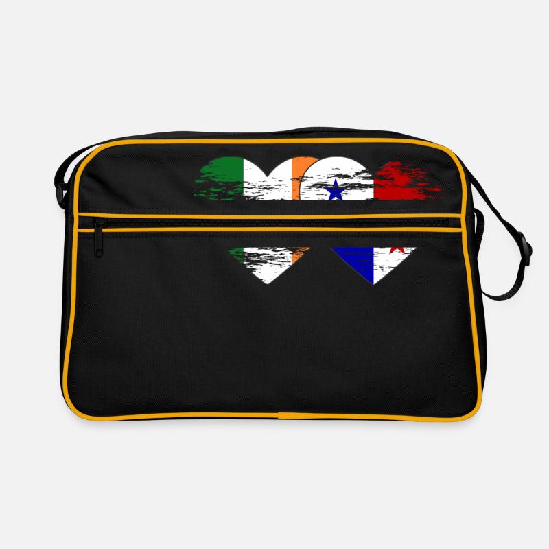 Irlande Drapeau du Panama utilisé Sac Retro