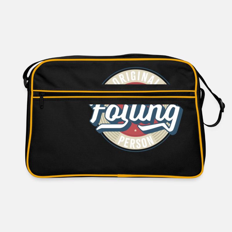 Foiling Label Retro Tasche