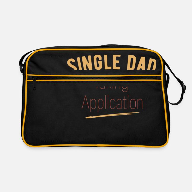 Single Dad taking application funny cool Retro Tasche