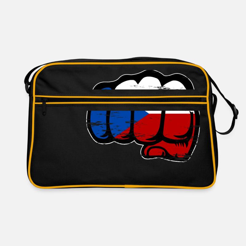Tschechien Faust Flagge used Retro Tasche