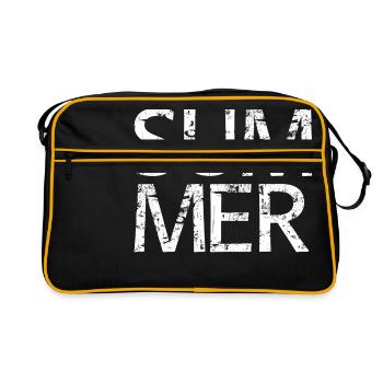 Summer - Retro Tasche - Schwarz/Gold - Vorne