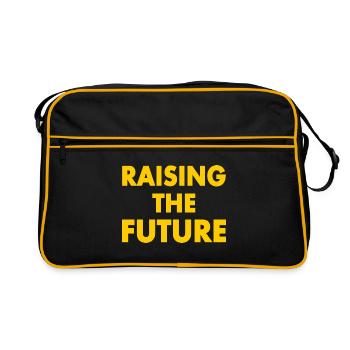 Raising the future - Retro Bag - black/gold - Front