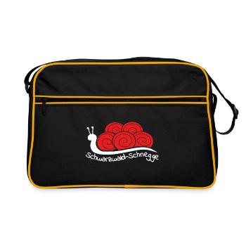 Forêt-Noire Schnegge - Sac Retro - noir/or - Devant