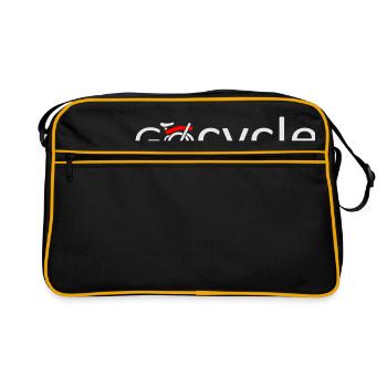 CHIANSTORY X Brompton Go Cycle - Sac Retro - noir/or - Devant
