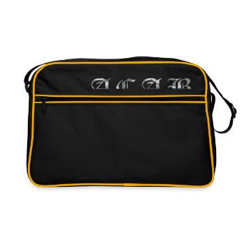 ACAB digital camouflage - Sac Retro - noir/or - Devant