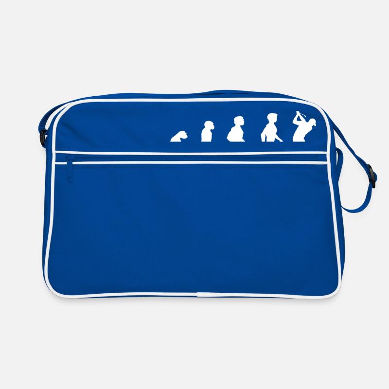 Evolution Golf Golfer Golfer Golf Course Retro Bag