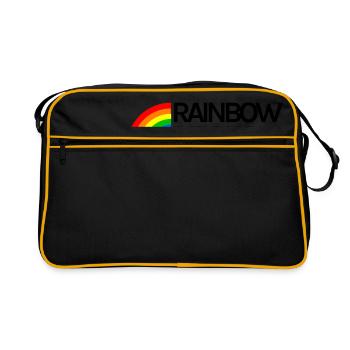 Rainbow Reigns LGBT Gay Pride - Sac Retro - noir/or - Devant