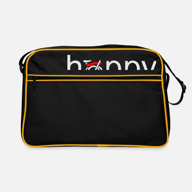 CHAINSTORY X Brompton Happy Cyclist - Sac Retro - noir/or