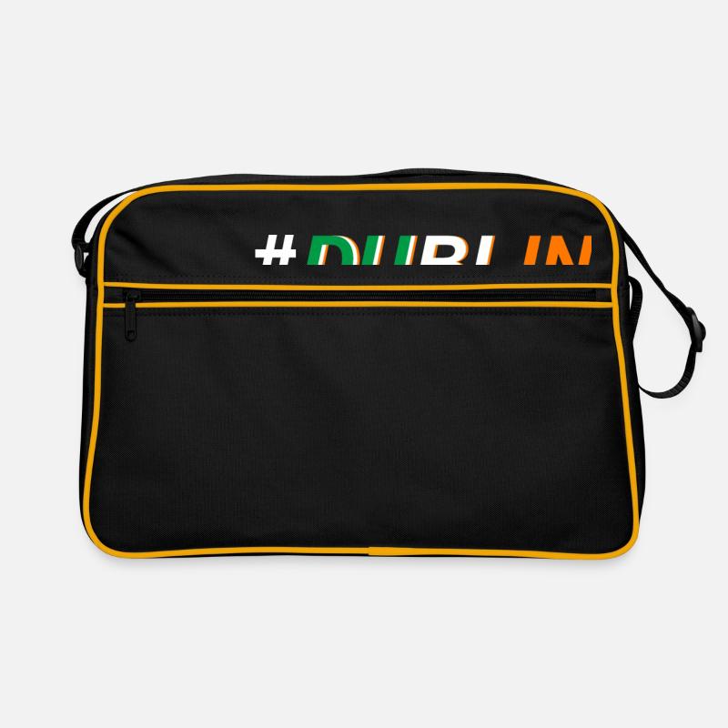 Dublin Ireland Island Cloverleaf Retro Bag