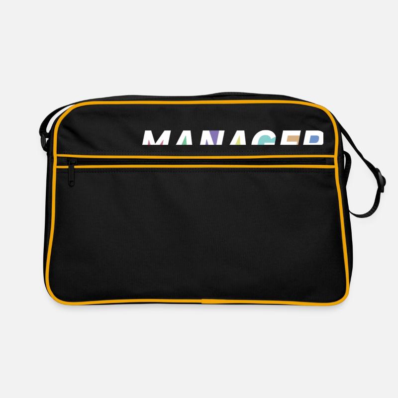 The manager - Retro Bag - black/gold