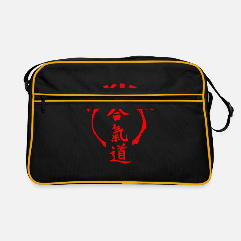 Aikido - Retro Tasche - Schwarz/Gold