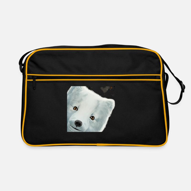 Curious Arctic Fox Retro Bag