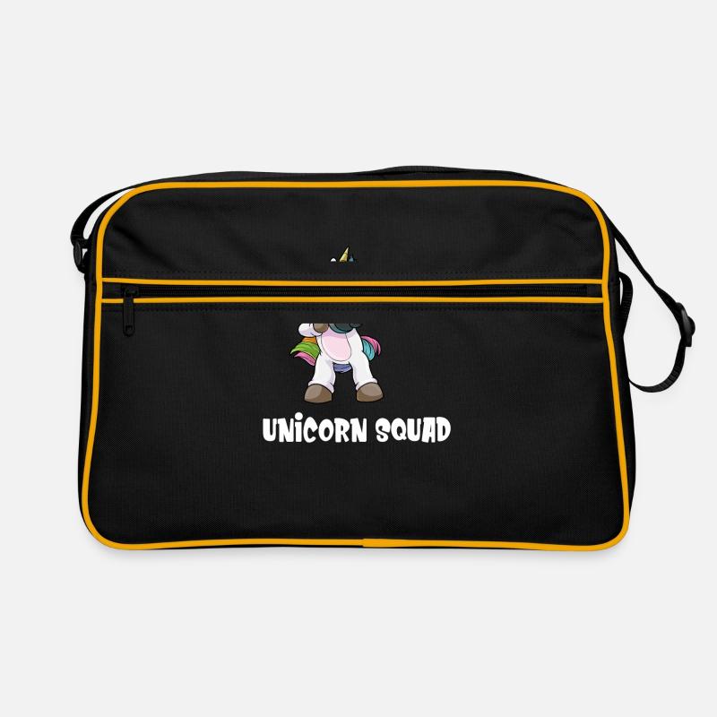 Unicorn Unicorn Squad Dabbing Pew Pew Rgenbogen Retro Bag