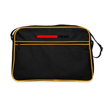 SWAG - Sac Retro - noir/or - Devant