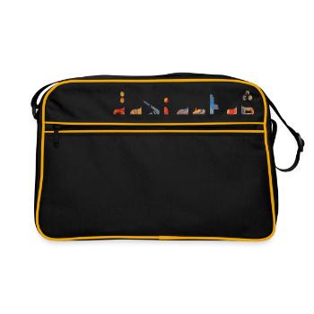 gaziantep e 58 - Sac Retro - noir/or - Devant