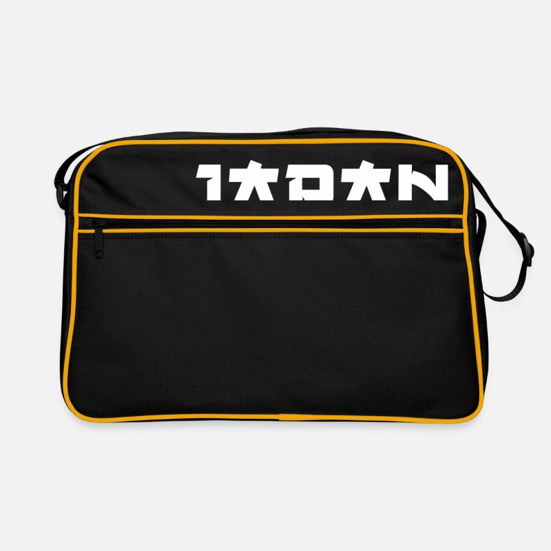 JAPON - Sac Retro - noir/or
