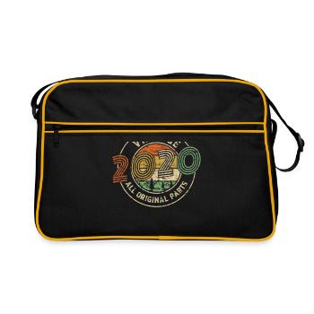 2020 Birthday Vintage Toutes les pièces d’origine - Sac Retro - noir/or - Devant
