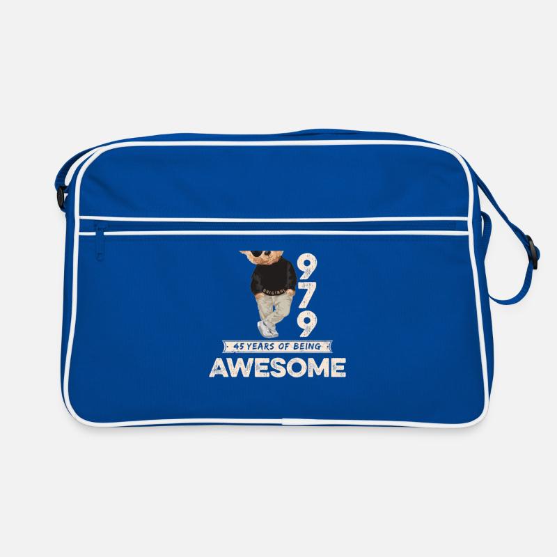 1979 Birthday Teddy Bear Being Awesome Orignal Retro Bag