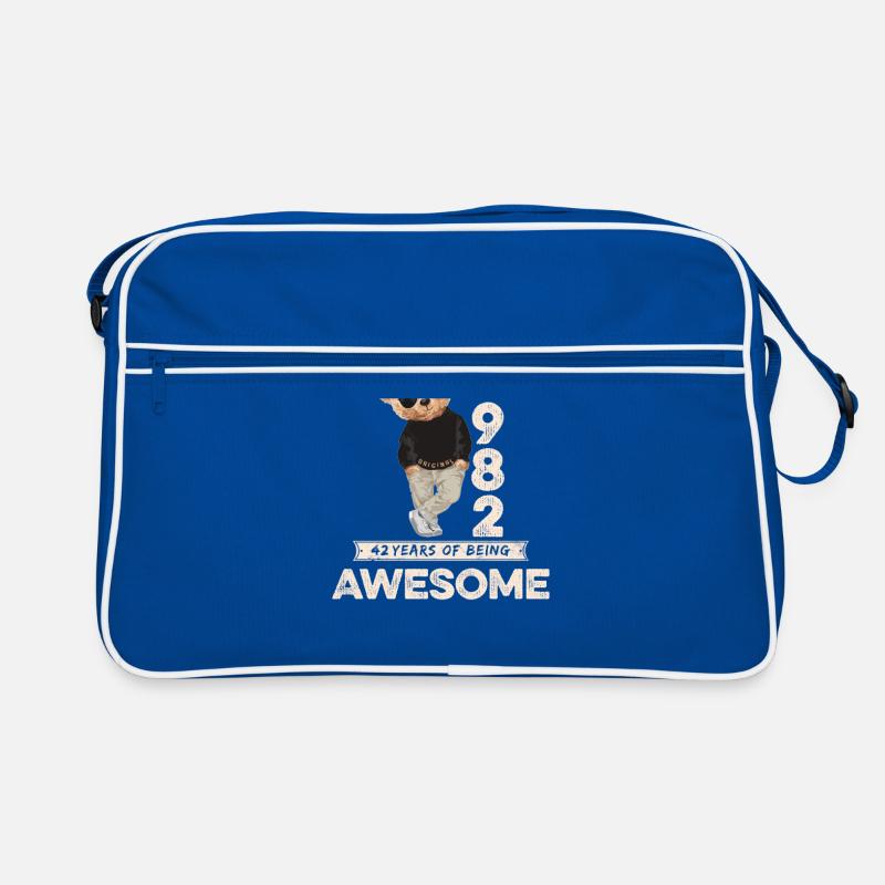 1982 Geburtstag Teddy Bär Being Awesome Orignal Retro Tasche