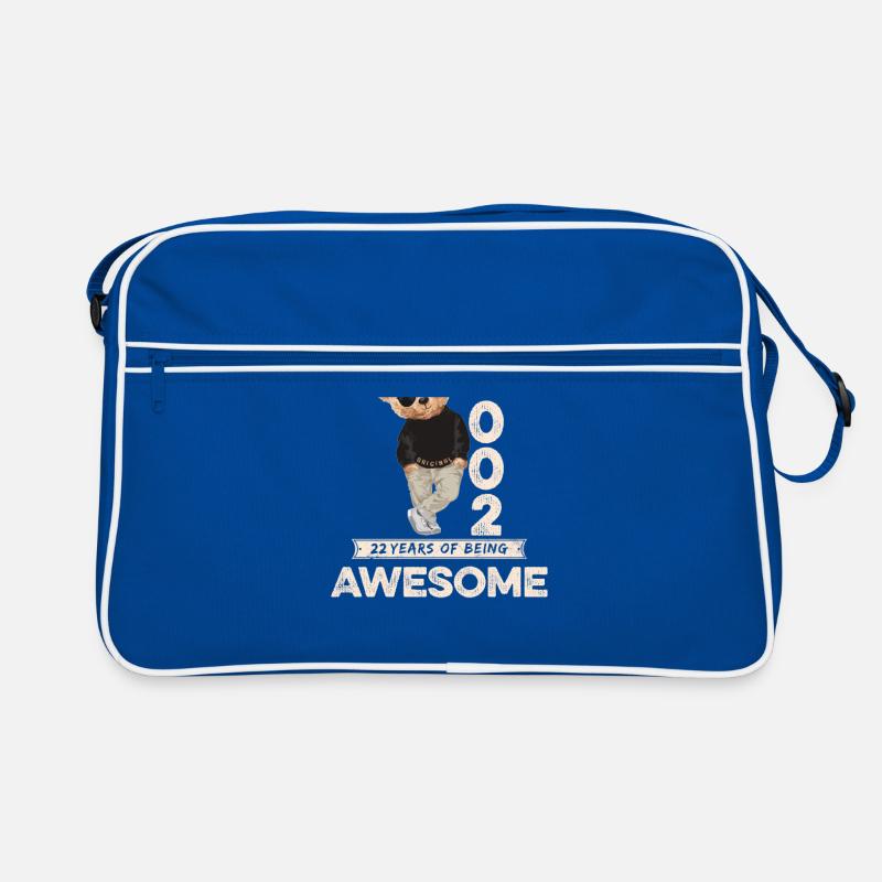 2002 Birthday Teddy Bear Being Awesome Orignal Retro Bag