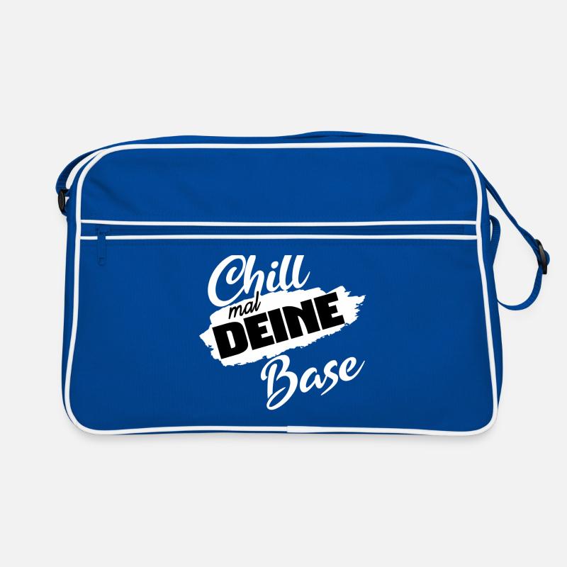 chill mal deine Base | Geschenk | witziger Spruch Retro Tasche