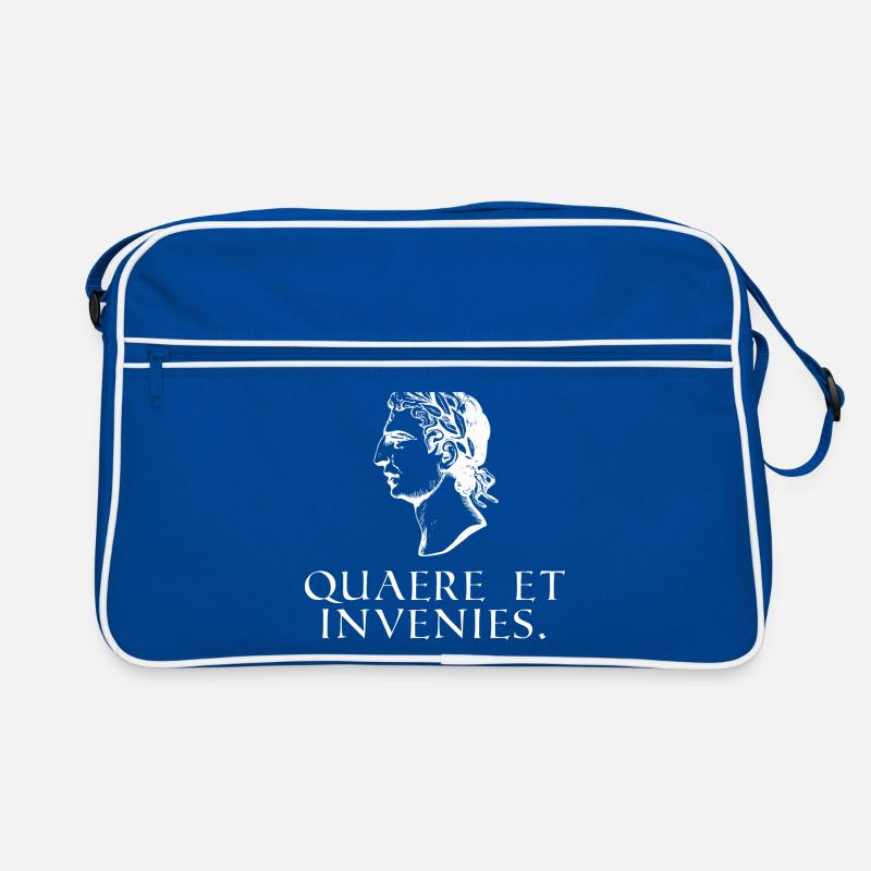 search and you will find latin white Retro Bag