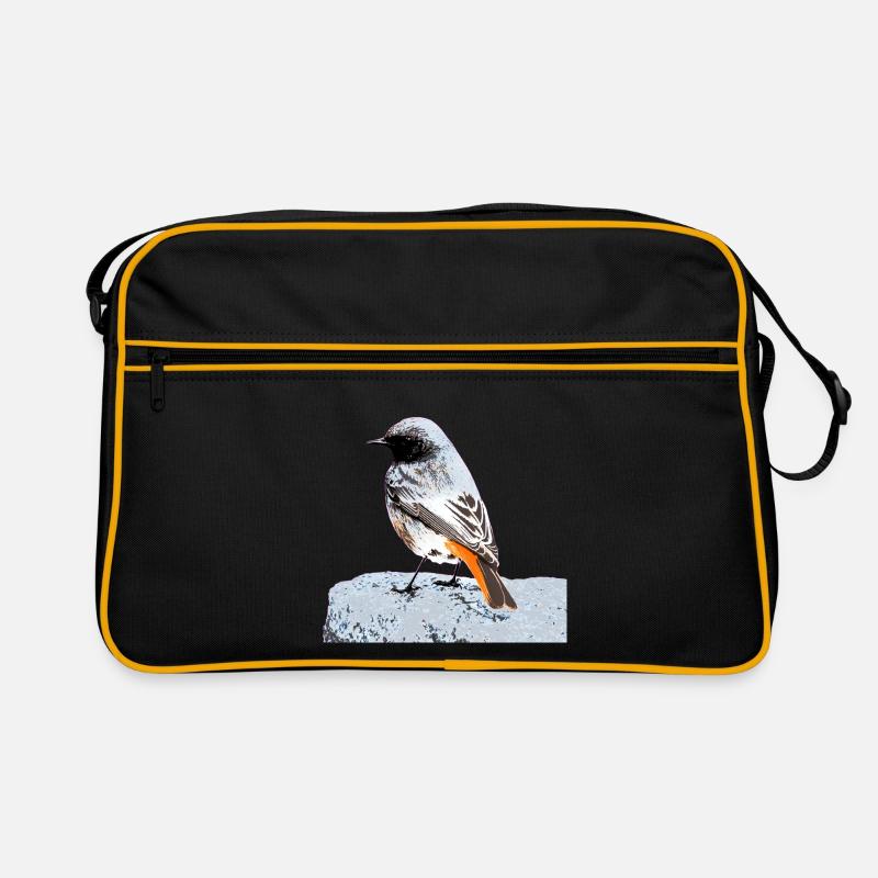 Black redstart Retro Bag
