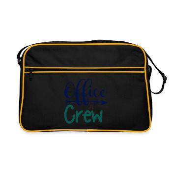 équipe de bureau - Sac Retro - noir/or - Devant