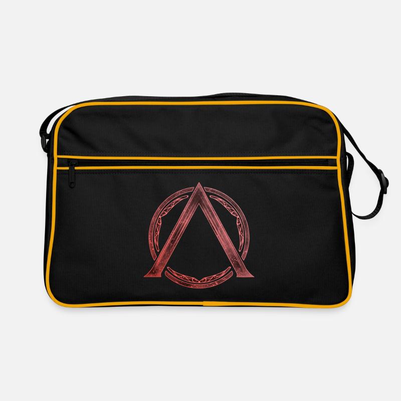 Sparta Lambda symbol fire red Retro Bag