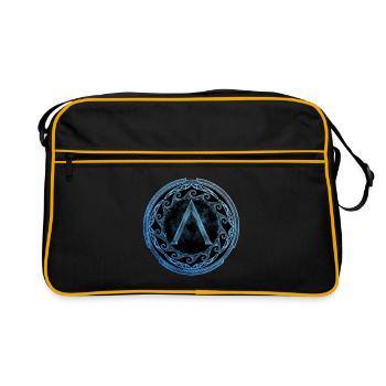 Sparta symbol - Retro Bag - black/gold - Front