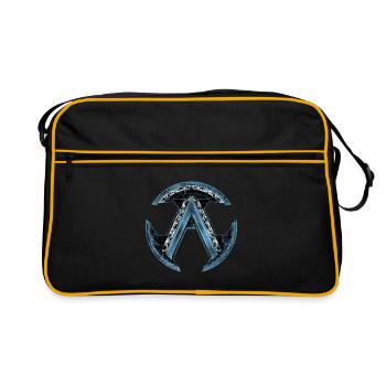 Celtic Sparta Lambda Blue Ice - Retro Bag - black/gold - Front
