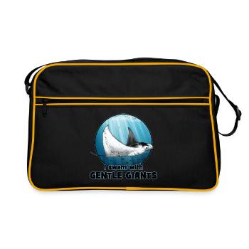 Étroche manta - Sac Retro - noir/or - Devant