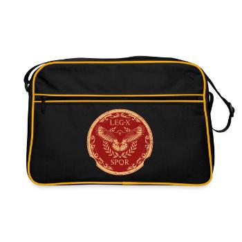 Spqr - Retro Bag - black/gold - Front