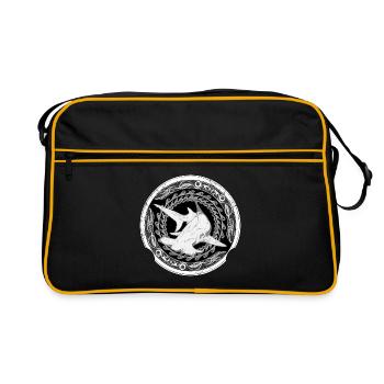 Bimini Hammerhai - Sac Retro - noir/or - Devant