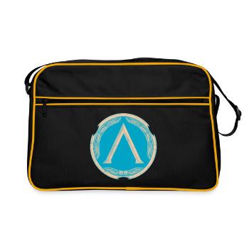 Sparta Warrior - Retro Bag - black/gold - Front