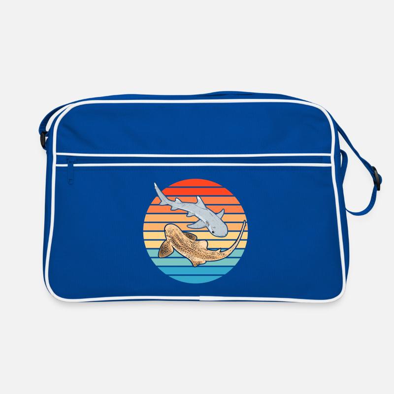 Requin zèbre requin de récif à pointe blanche Sac Retro