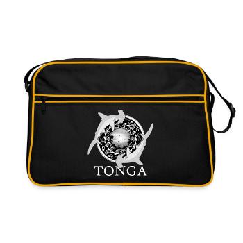 Hammerhead sharks Tonga Pride - Retro Bag - black/gold - Front