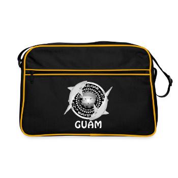 Requin bouledogue de Guam - Sac Retro - noir/or - Devant